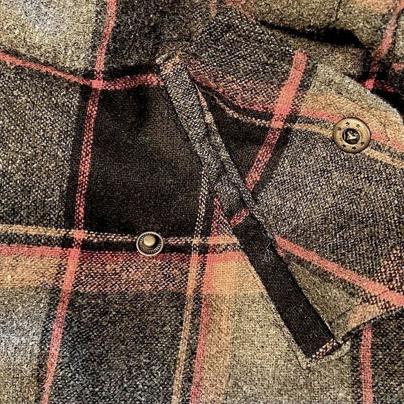 Kirra by PacSun, Multicolored, Lined, Recycled Wool, Hooded Jacket. Size XS - Picture 7 of 8